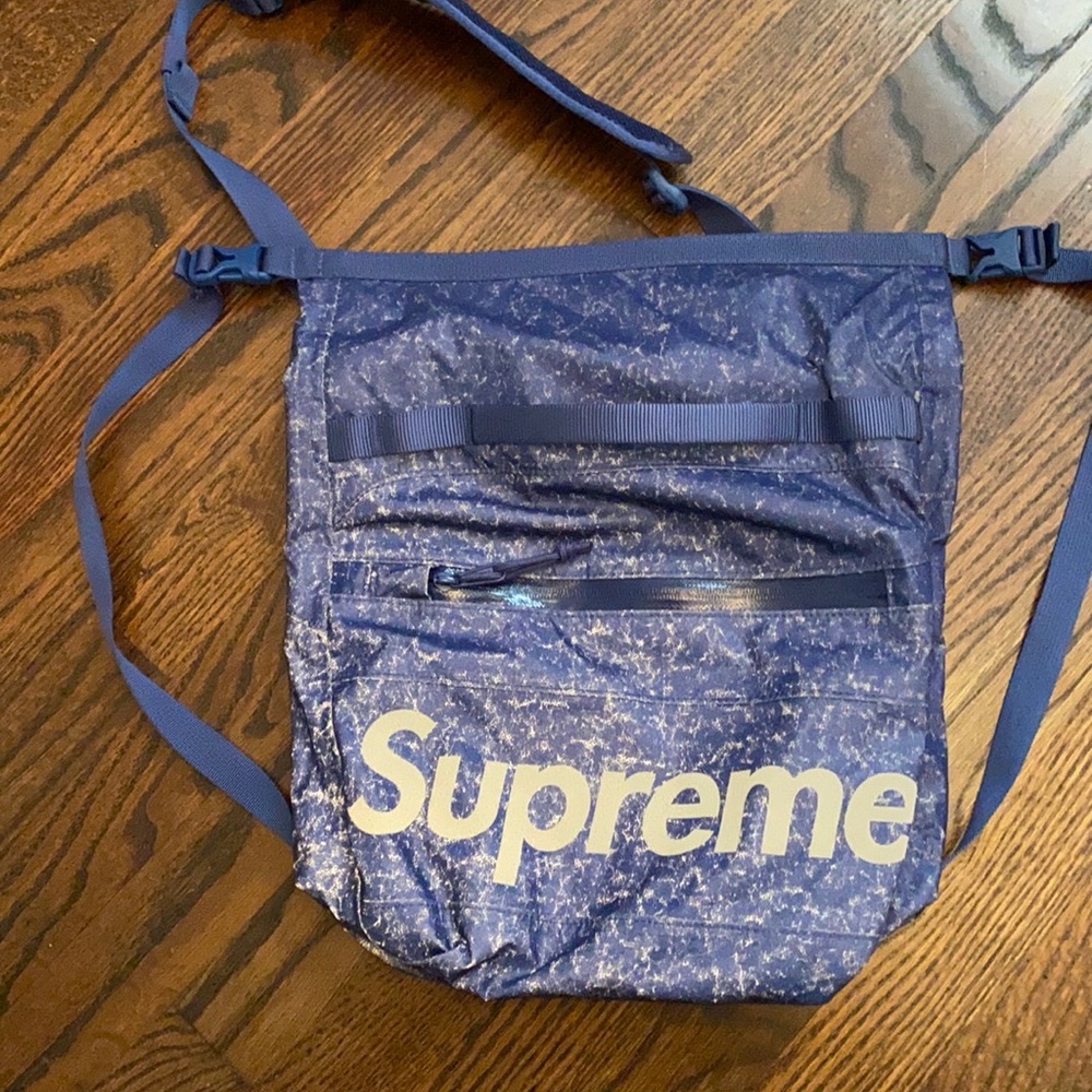 Supreme Water Proof Reflective Speckled Shoulder Bag Royal